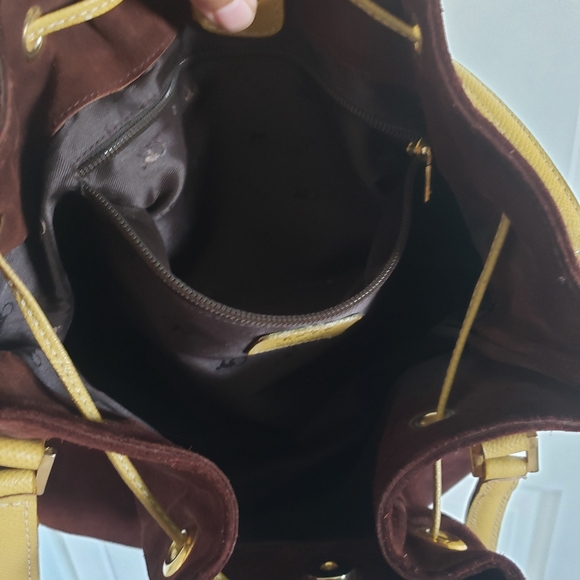 RAFE NEW YORK Brown Suede Bucket Bag - Picture 2 of 13